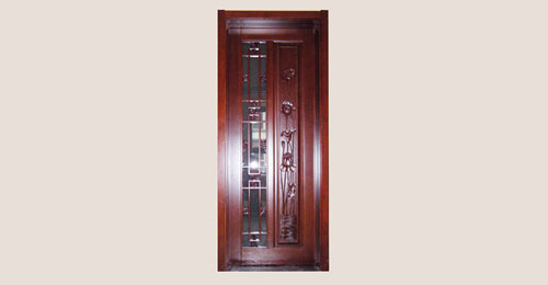 禅城卧室门选红木门中式风格还是白色好