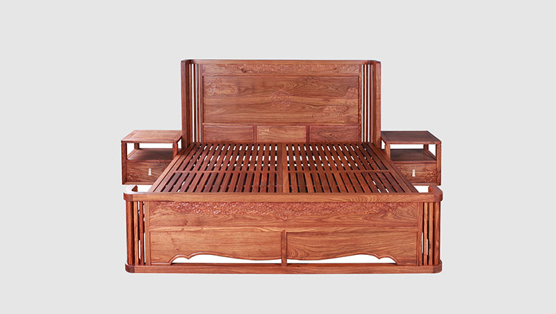 禅城中式卧室装修怎么能少得了中式实木大床呢