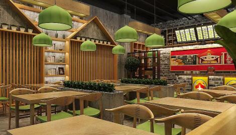 禅城如何设计中式快餐店打造中式风味